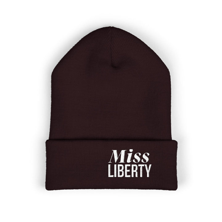 MISS LIBERTY REBEL BEANIE BROWN