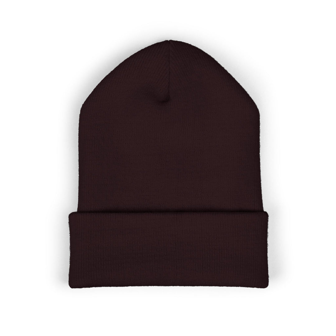 MISS BEHAVE REBEL BEANIE BROWN