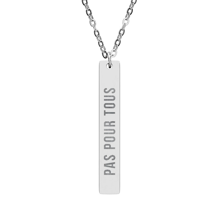 Pas Pour Tous | Vertical Necklace